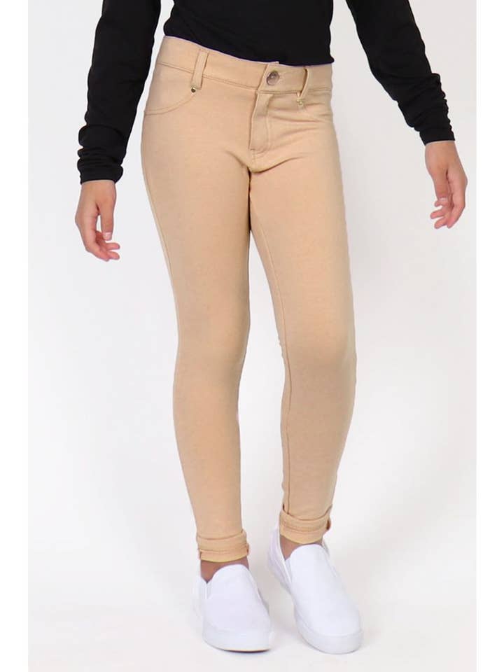GCP-8642B Moleton Skinny Super Stretch broek voor meisjes voor wholesale door Cutie Patootie Clothing