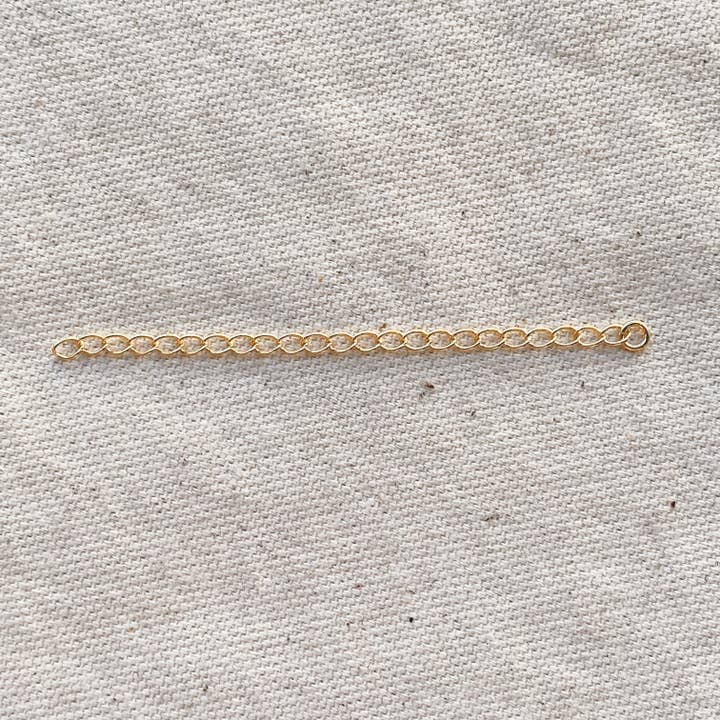 GoldFi - Wholesale Extender Chain - 18k Gold Filled Extender 3 Inches Long Necklace Accessory2