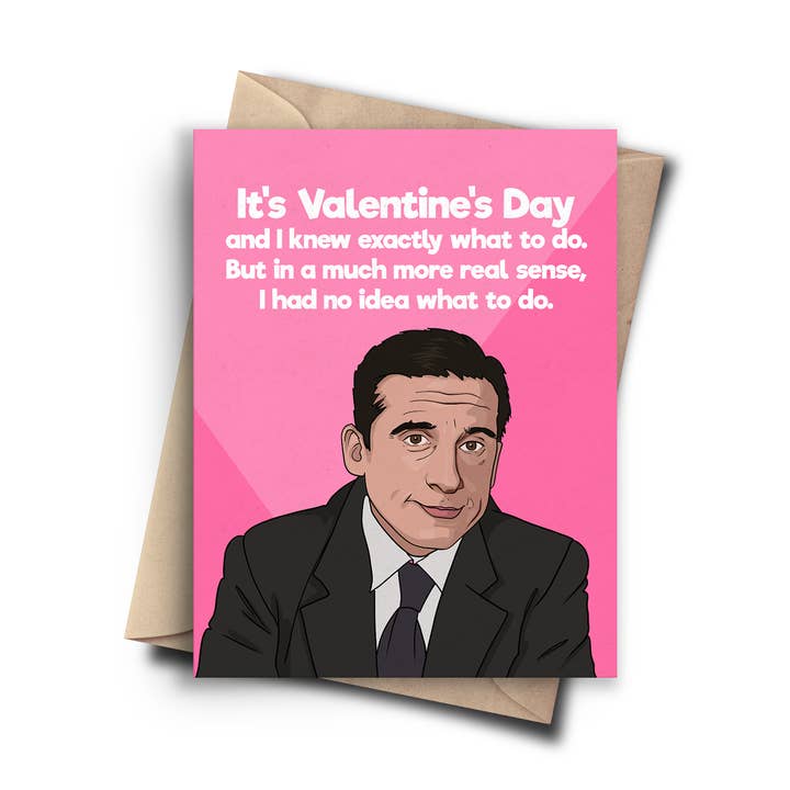 Funny Valentines Day Card, Funny Pop Culture Vday for wholesale by Pop Cult Paper