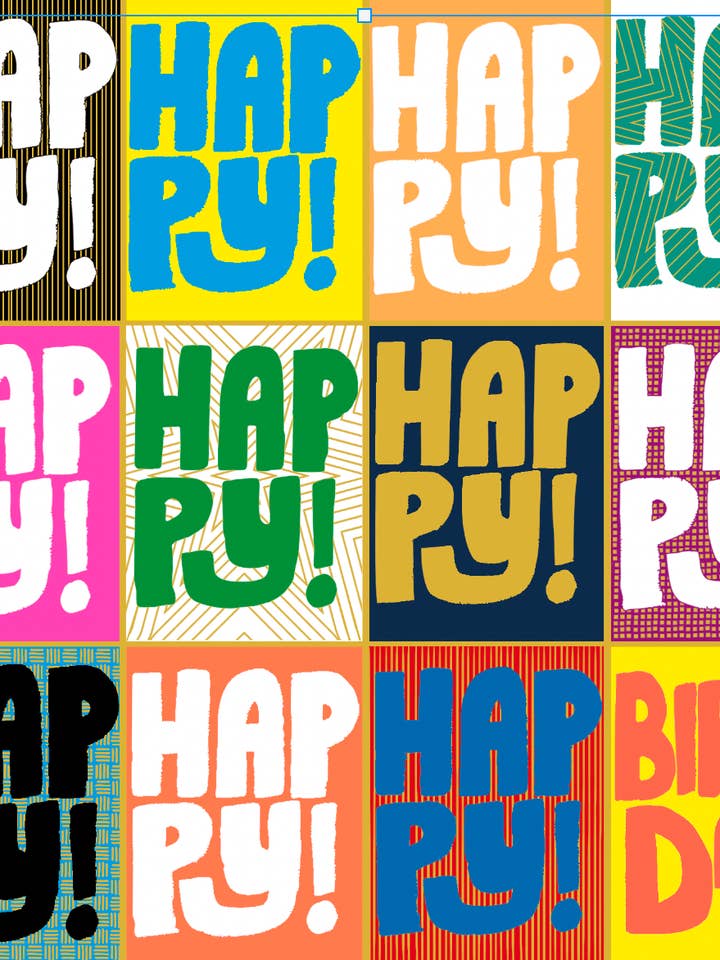 BUON COMPLEANNO REPEAT GR per la vendita all'ingrosso da parte di Paper Salad