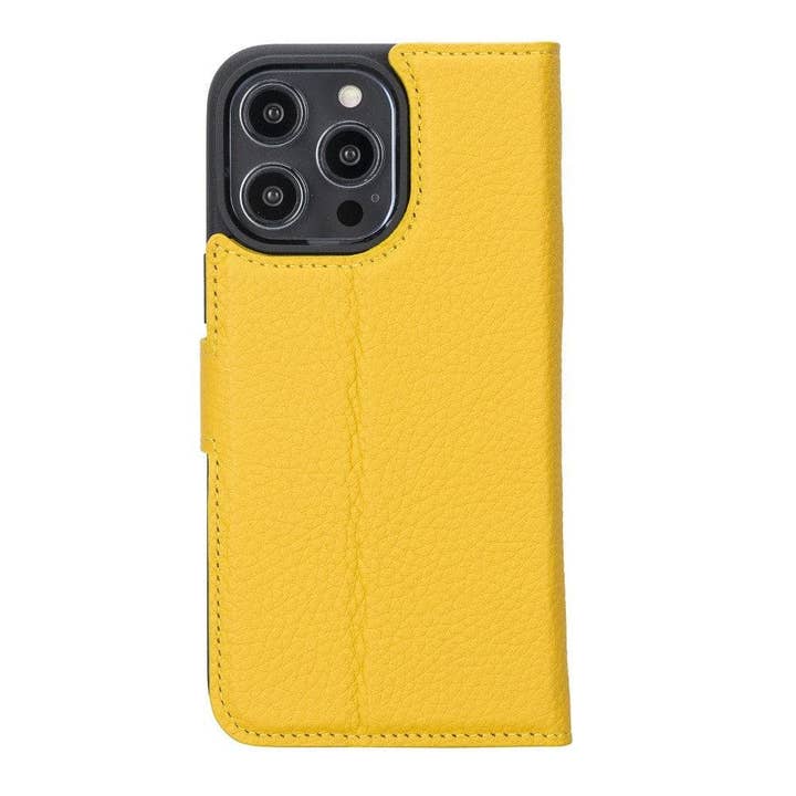 Bomonti - Venta al por mayor Funda para móvil - Mujer - Funda tipo cartera de piel para iPhone 14/MWWN - Window Magic