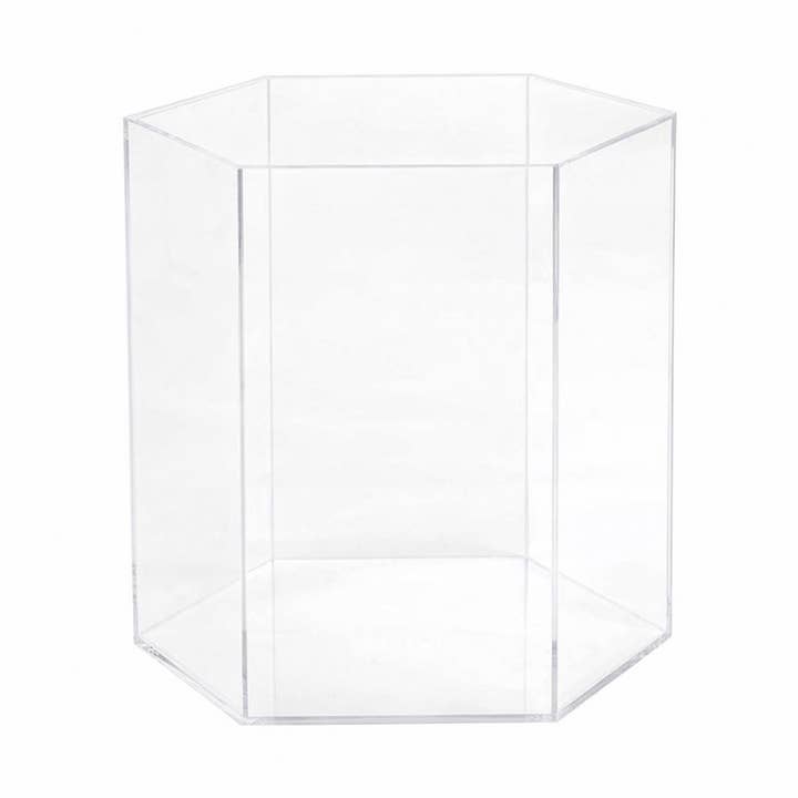 Empty Hexagon Display with signs | Luxe Collection for wholesale by Cait + Co