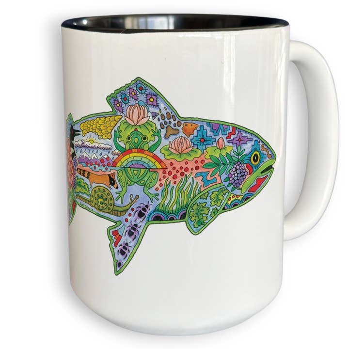 Öring 15 oz Mugg för wholesale av EarthArt International