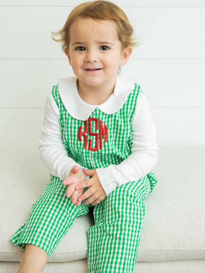 Classic Longall - Green Gingham for wholesale by Love That Cotton