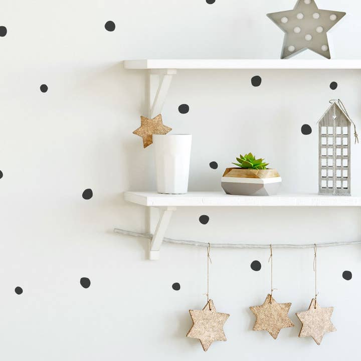 Irregular Dots Wall Decals Stickers- 0.75 - 1 inch dots for wholesale by Simple Shapes