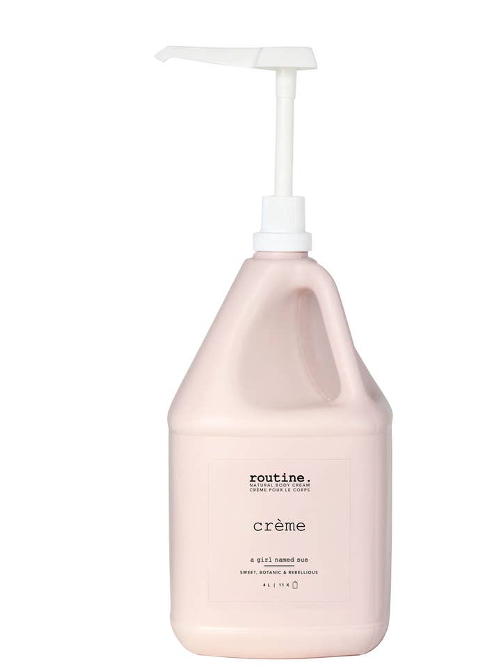 A Girl Named Sue 4L Body Cream REFILL for wholesale by Routine Natural Beauty