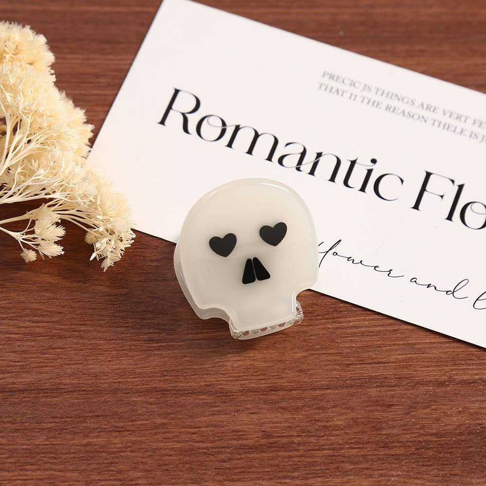 SoapElenGlen - Wholesale Hair Clip - Women's - Cute Halloween Themed Acetate Claw Clip, Luminous Hair Clip2