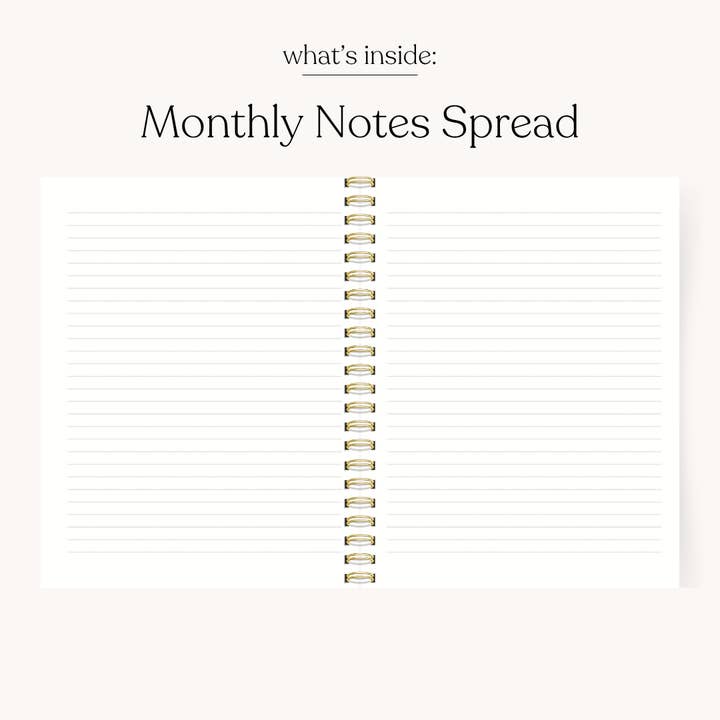 Elyse Breanne Design – Agenda por atacado – Planeador Floral Terracota Sem Data | Outono & Halloween3