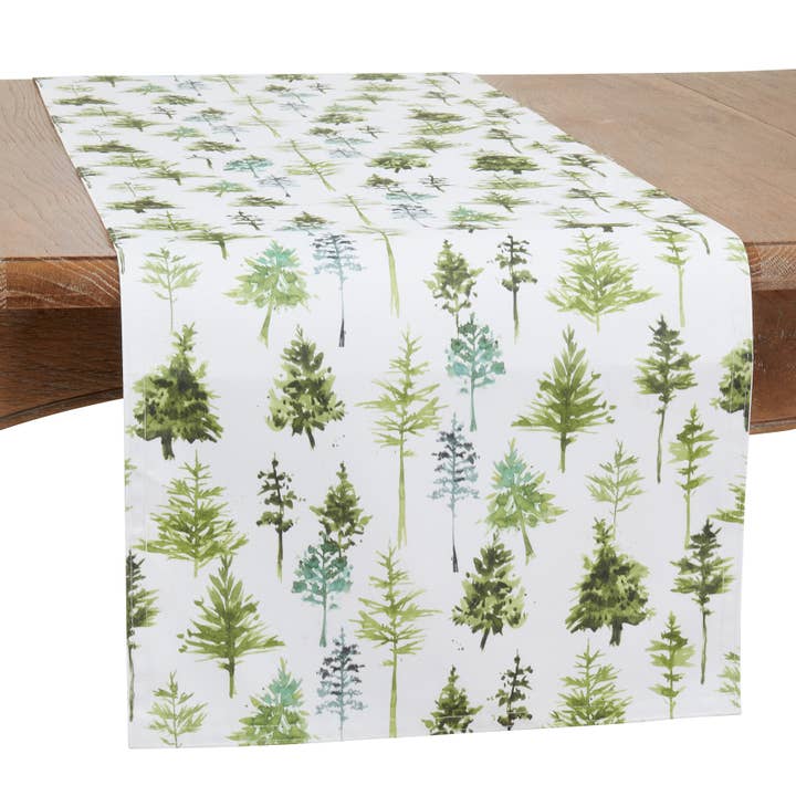 Green Trees Runner for wholesale on Faire