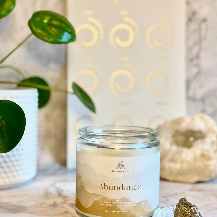 The Sacred Wild Candle Co - Wholesale Pot/gevulde kaars - Overvloed intentie kaars1