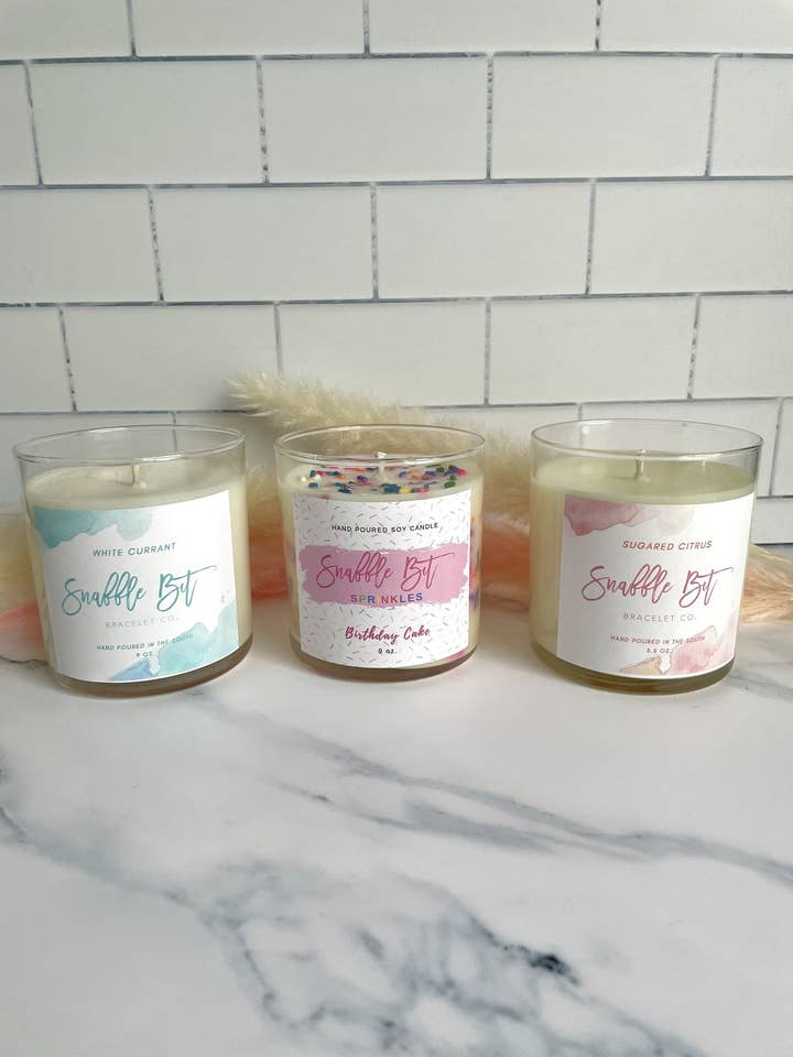 Velas Snaffle Bit para venta al por mayor de Snaffle Bit Bracelet Company/Plantation Candle Company