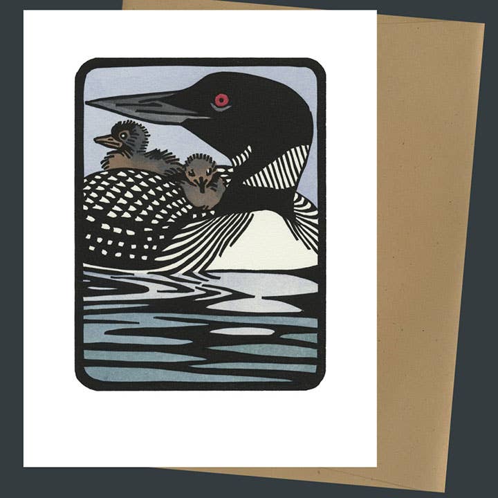 Anagram Press - Wholesale Everyday Greeting Card - Common Loon Card1