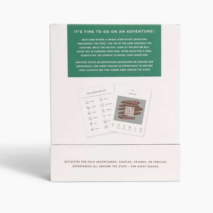 Reach International Outfitters - Wholesale Card Game - Minnesota Adventure Bucket List