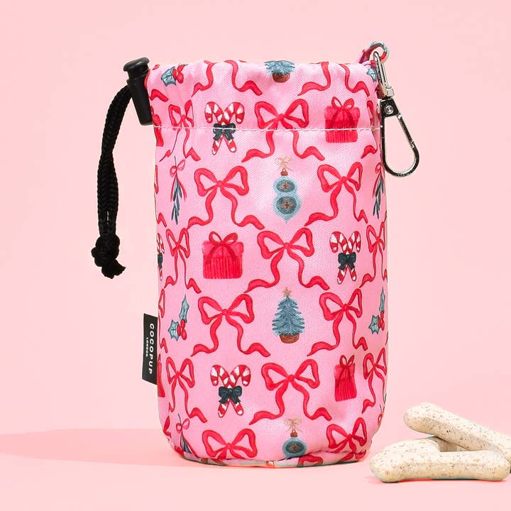 Pochette à friandises à cordon - Bisous de Pupmas pour la vente par Cocopup London