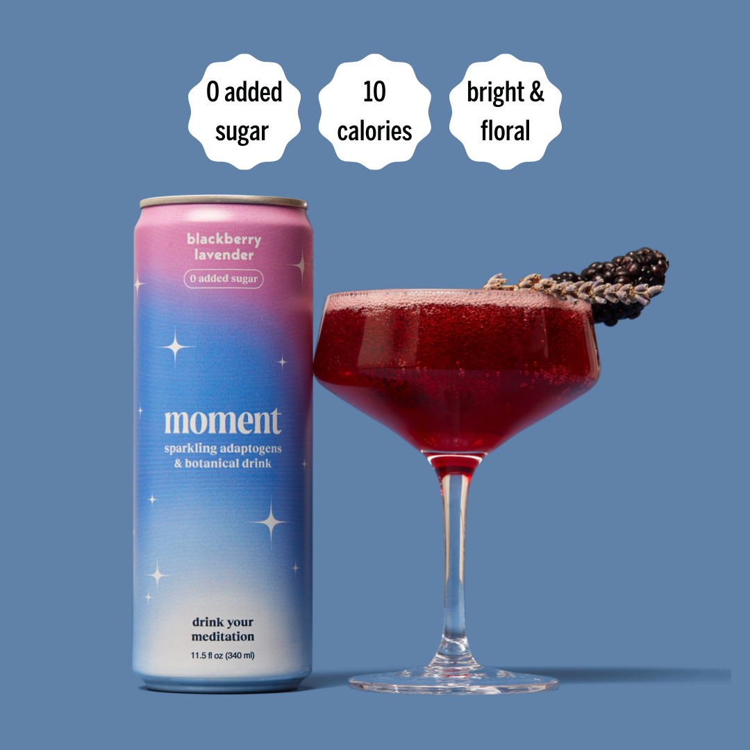 Moment - Vente Sodas/boissons gazeuses - Eau botanique à la mûre et à la lavande, 12 bouteilles1