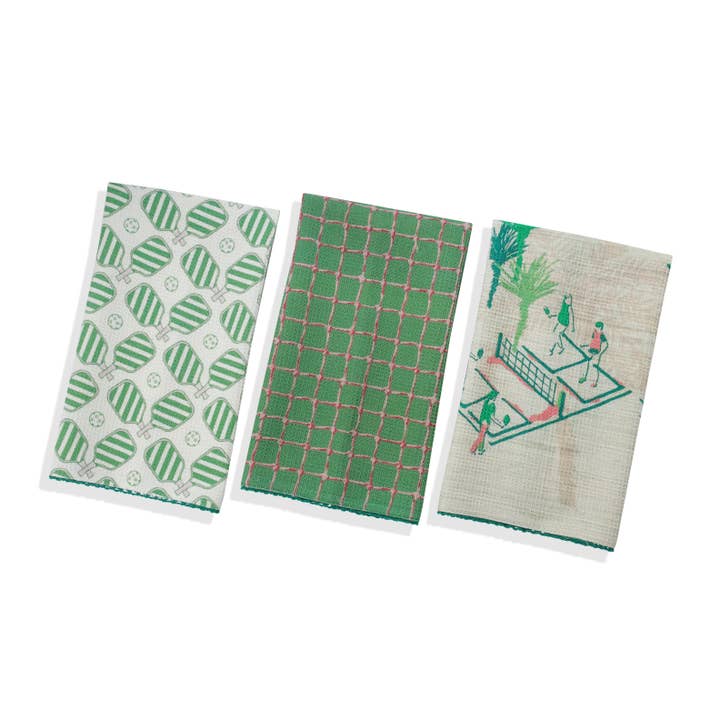 Tiramisu - Wholesale Tea towel - Pickleball Game Day Kitchen Towel Set1