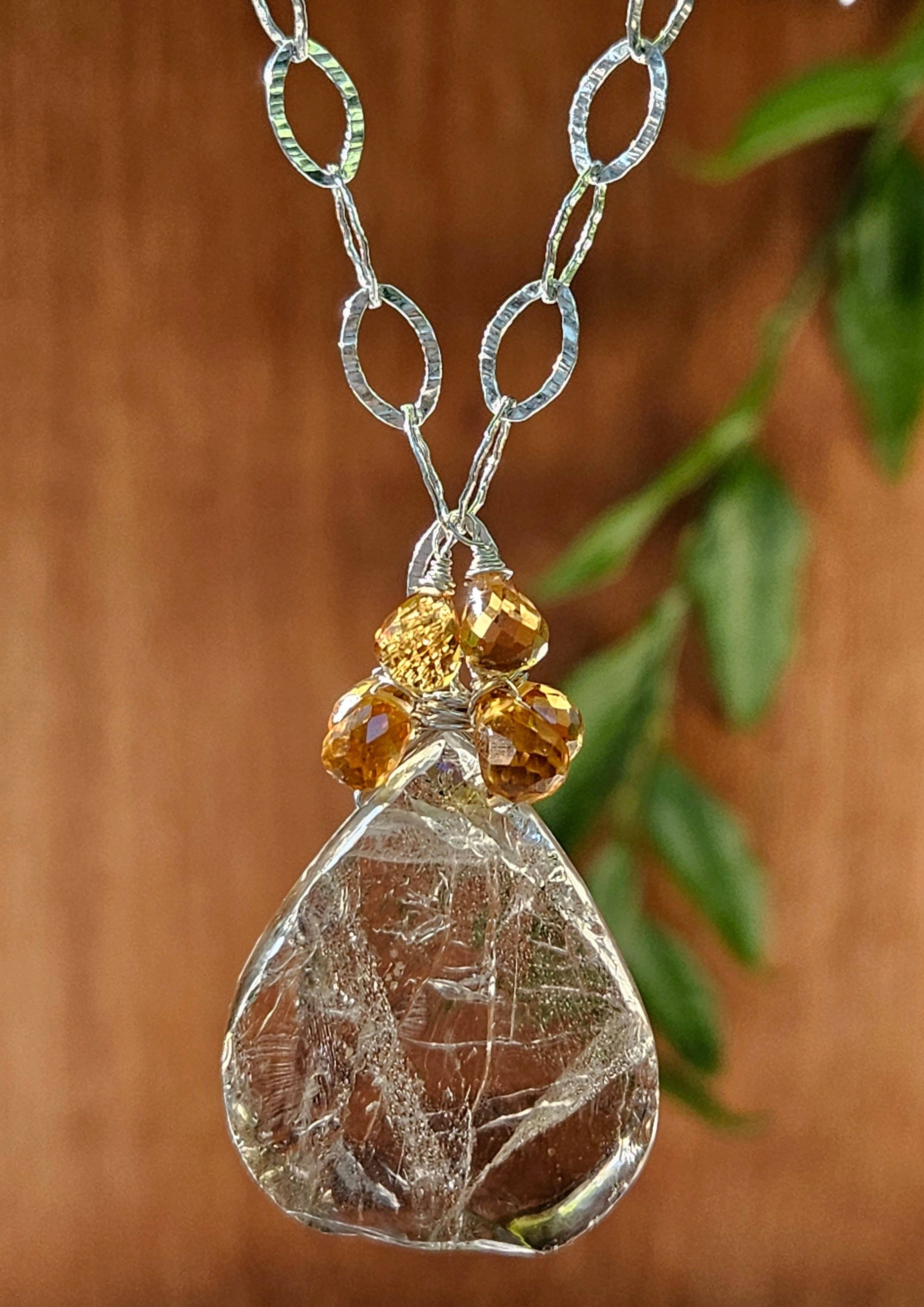 KRISTIN FORD Jewelry With Meaning - Wholesale Dangle Earrings - Citrine Ring Drop Earrings EBR38234