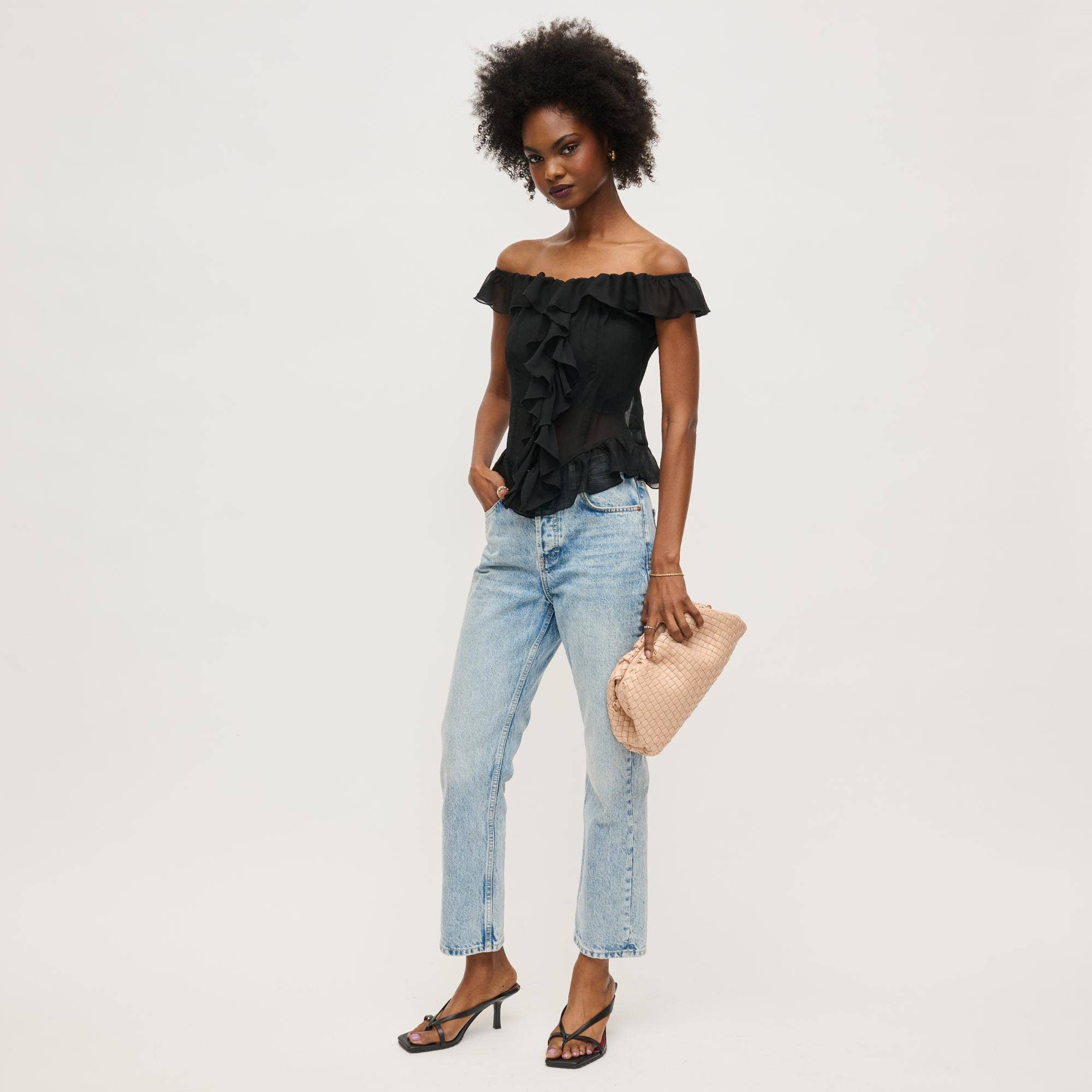 Urban Expressions - Wholesale Clutch Bag - Women's - Tate Woven Frame Clutch24