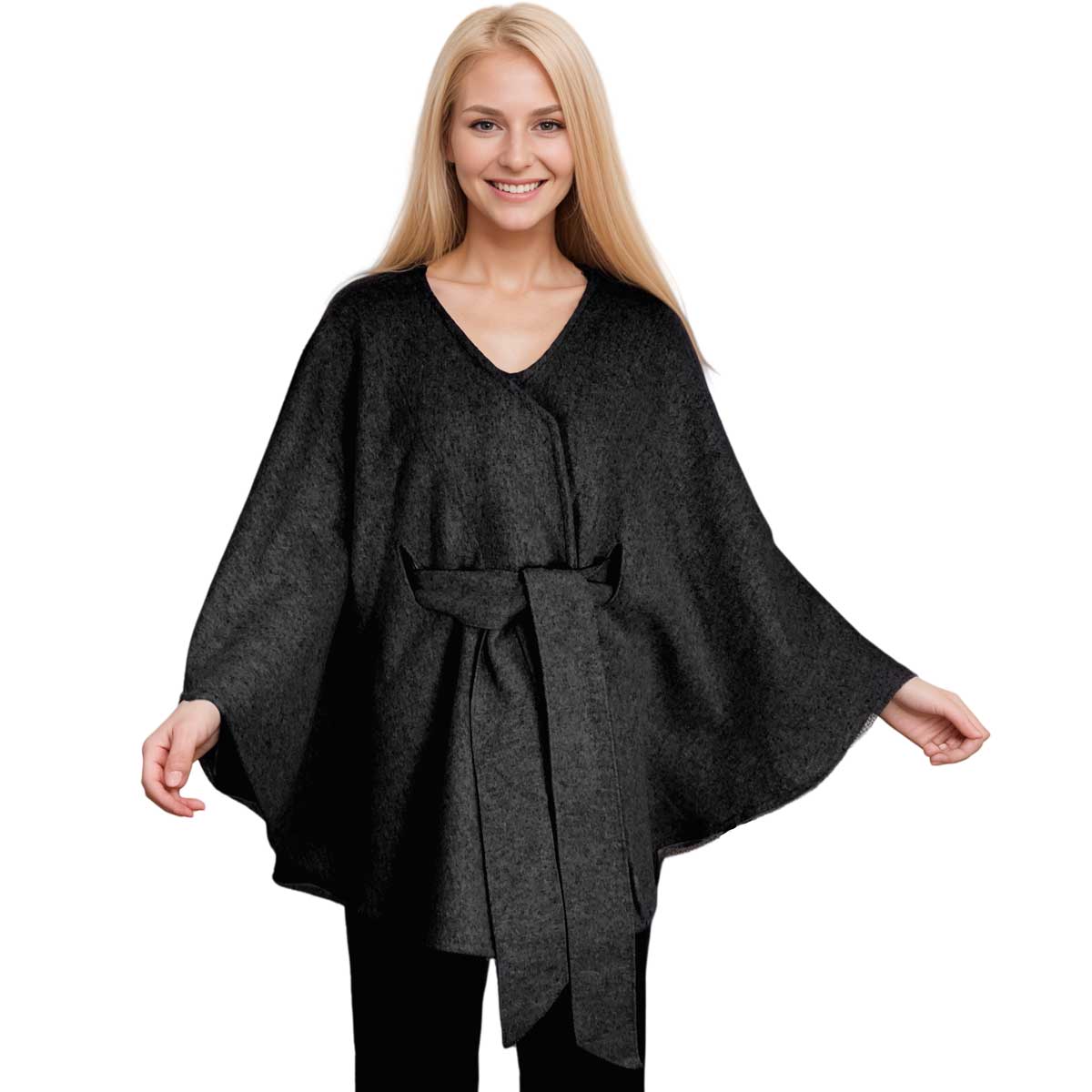 The Magic Scarf Company – Engroshandel Kappe - Dame – LC15 - Kåber med luksuriøs uldfornemmelse og bælte8