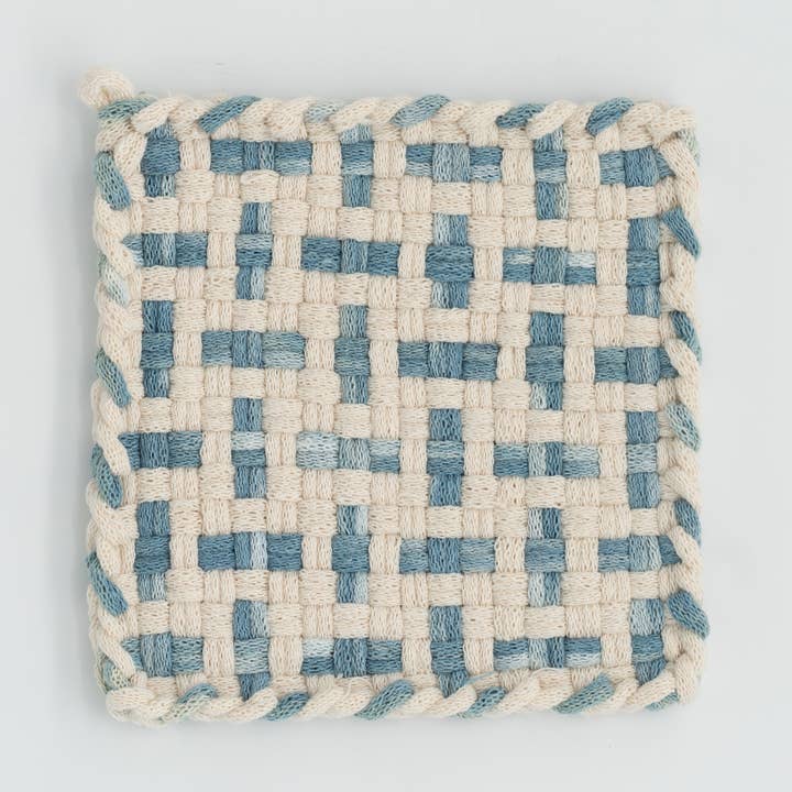 Seedling Collection in Hand Dyed Indigo for wholesale by Kate Kilmurray