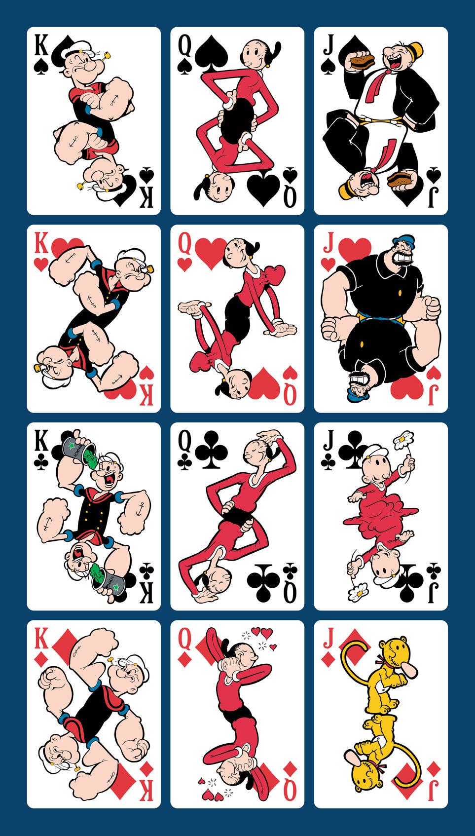 Collectible Playing Cards - Wholesale Playing Cards - Bicycle Limited Edition Popeye The Sailor Man Playing Cards5