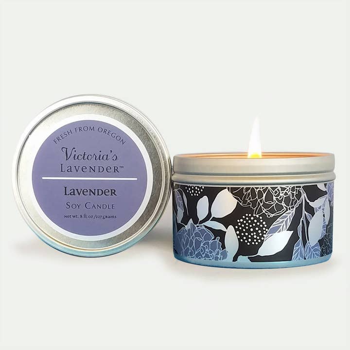 Soy Candle - Lavender for wholesale by Victoria's Lavender, LLC