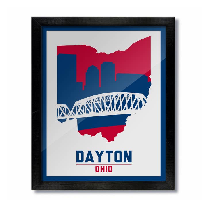 Imprimé Skyline de Dayton Blanc pour la vente par D&W Elements