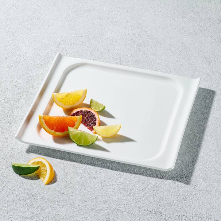 Kadra Kitchenware - Wholesale Dinner plate - Vikko - Lightning, Square Plate, White, 10.75"