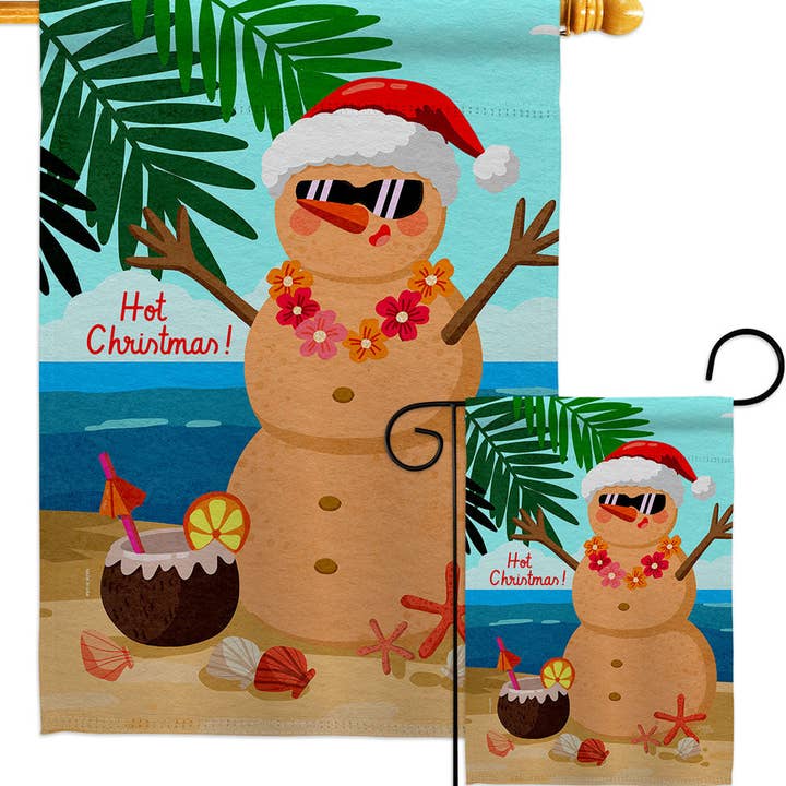 Two Group Flag Co - Wholesale Flag - Flag Hot Christmas July Garden House 2-Sided Home Décor3