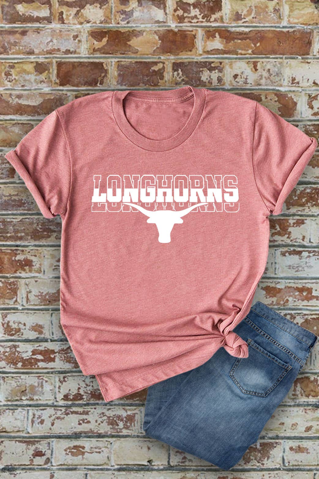 Top Avenue - Wholesale Screen Printed T-Shirt - Women's - Longhorns, Western, Rodeo, Unisex Round Neck T-Shirt5