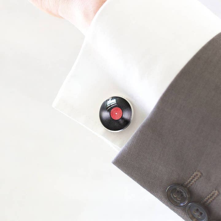 Juju Treasures – wholesale Cufflinks – Vinyl Record Cufflinks2