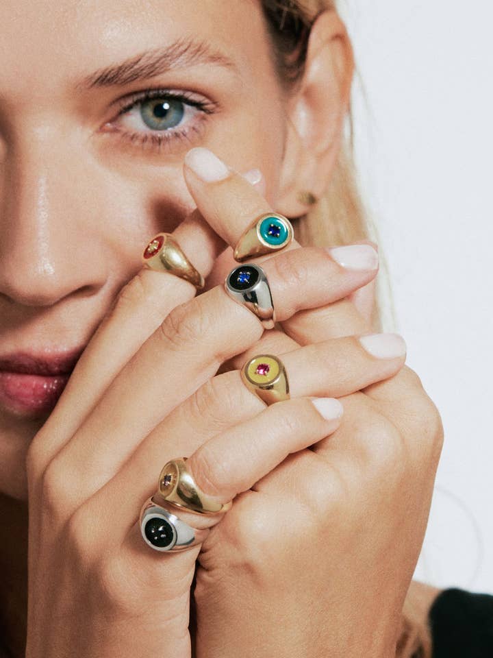 Anel Mini Chevalier por atacado de THAIS BERNARDES GIOIELLI