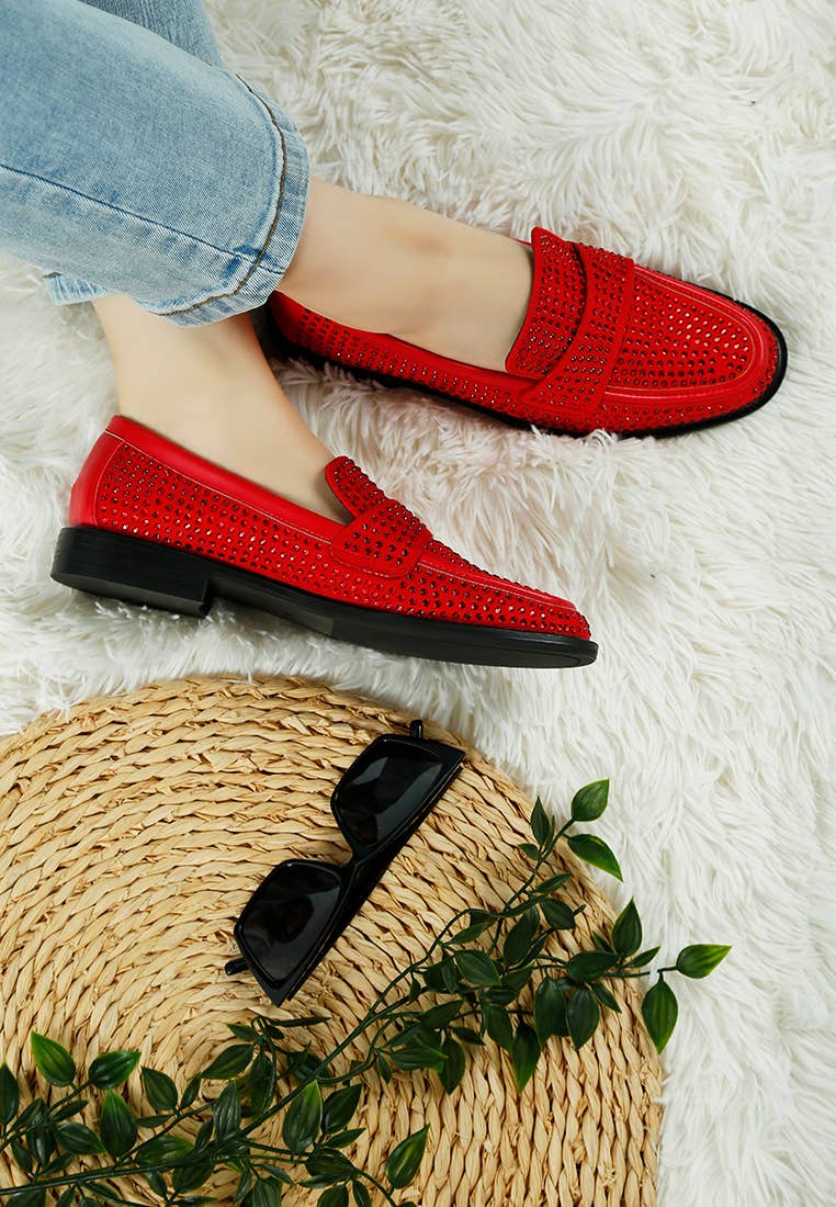 Rag Company – wholesale Loafers – Women's – Hobbs Rhinestones Embellished Loafers12