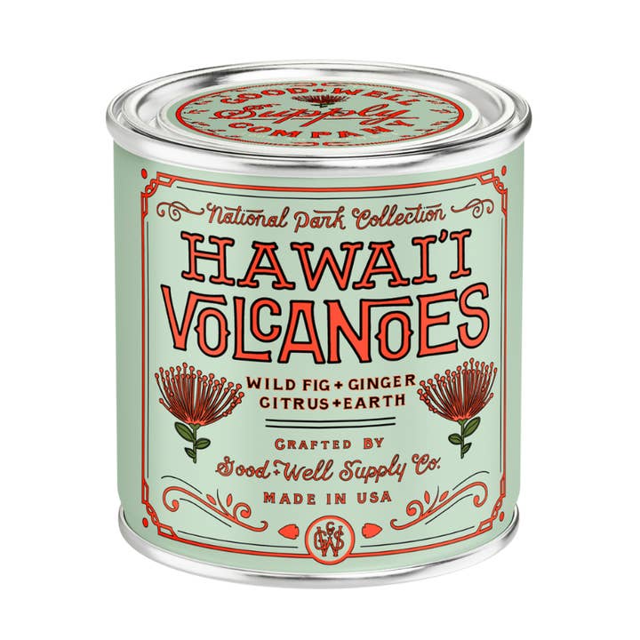 Hawaii Volcanoes National Park Candle for wholesale by Good & Well Supply Co.