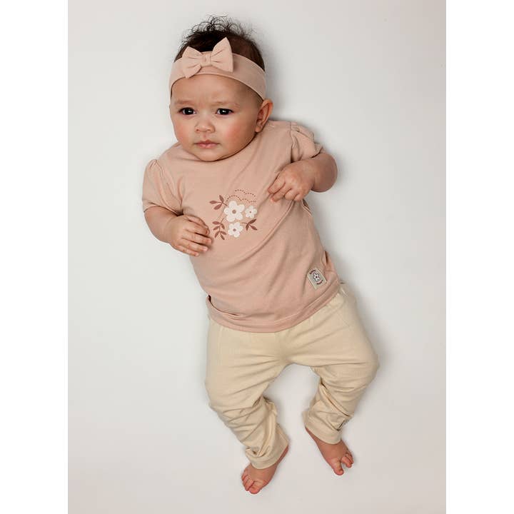 Plain Flower Pant Baby | Tapioca for wholesale on Faire2