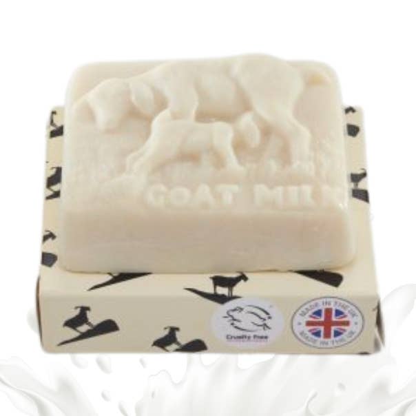 Savon en barre au lait de chèvre 100g pour la vente par Goats Of the Gorge Skin Cosmetics