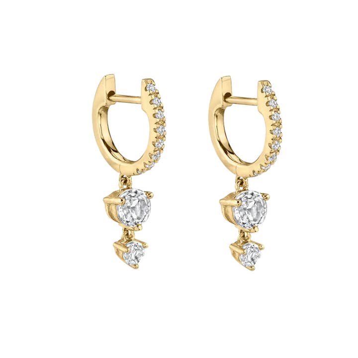 Earrings Marthe white for wholesale by Rosies