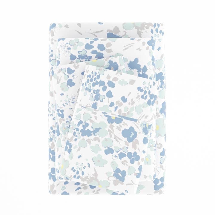 iEnjoy Home Violets Pattern 4 Piece Sheet Set for wholesale by ienjoy Home