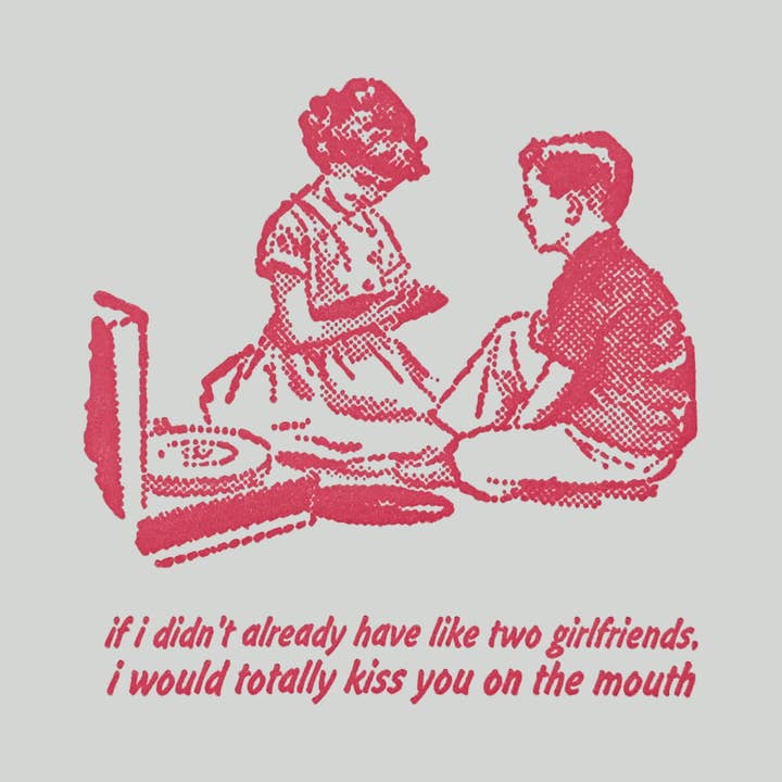 Rx Letterpress - Wholesale Love Card - If I Didn’t Already Have Two Girlfriends | Polyamory Humor