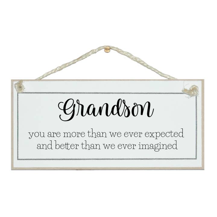 Sonson, mer än vi någonsin förväntat... barn tecken för wholesale av Crafty Clara