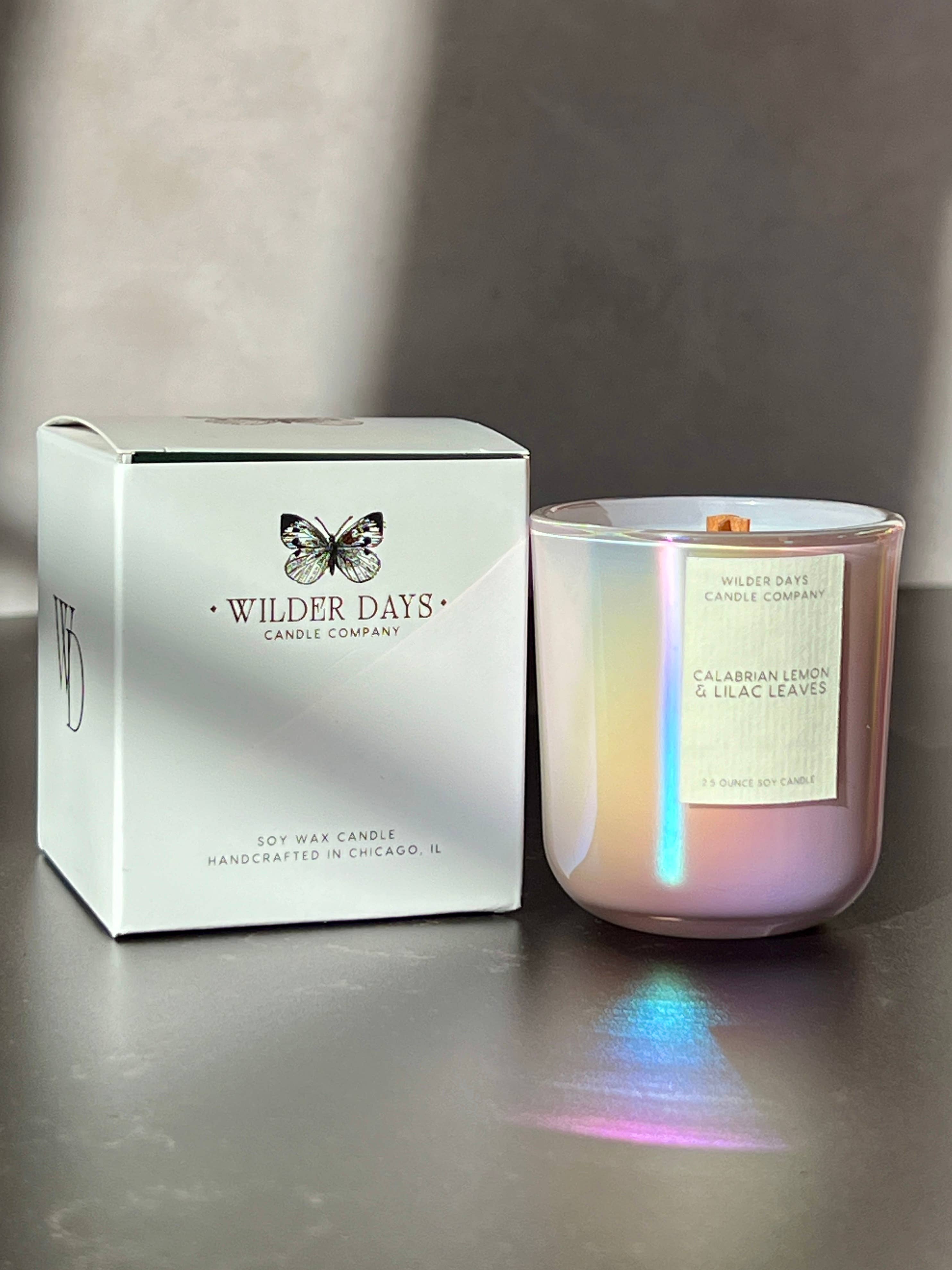 Wilder Days Candle Company - Wholesale Votive Candle - Calabrian Lemon & Lilac Leaves | 2.5 oz Mini Soy Candle1