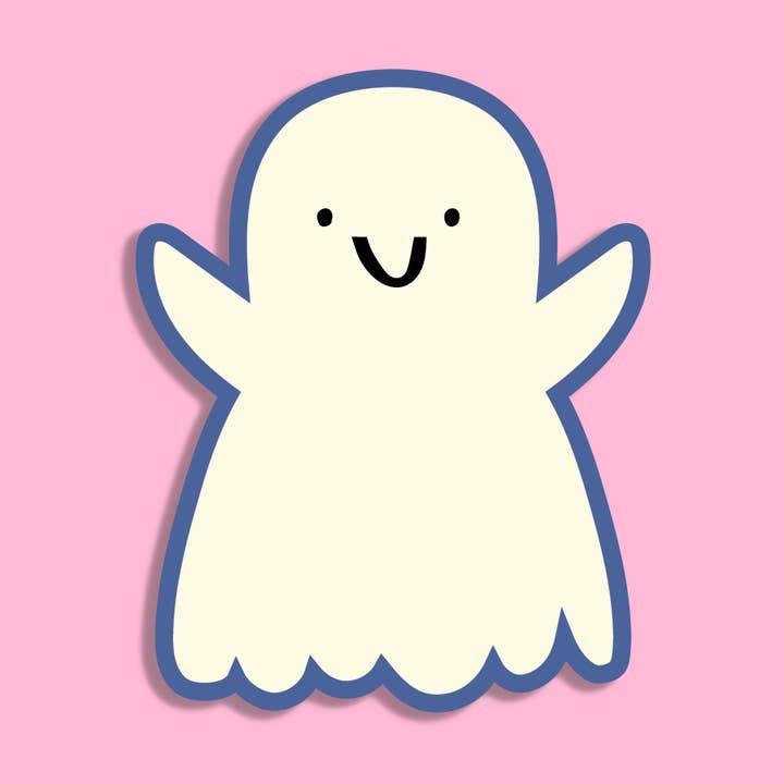 Rumble Cards – wholesale Sticker – Ghost Sticker - Cute - Fun - Happy - Halloween - Die Cut 👻0