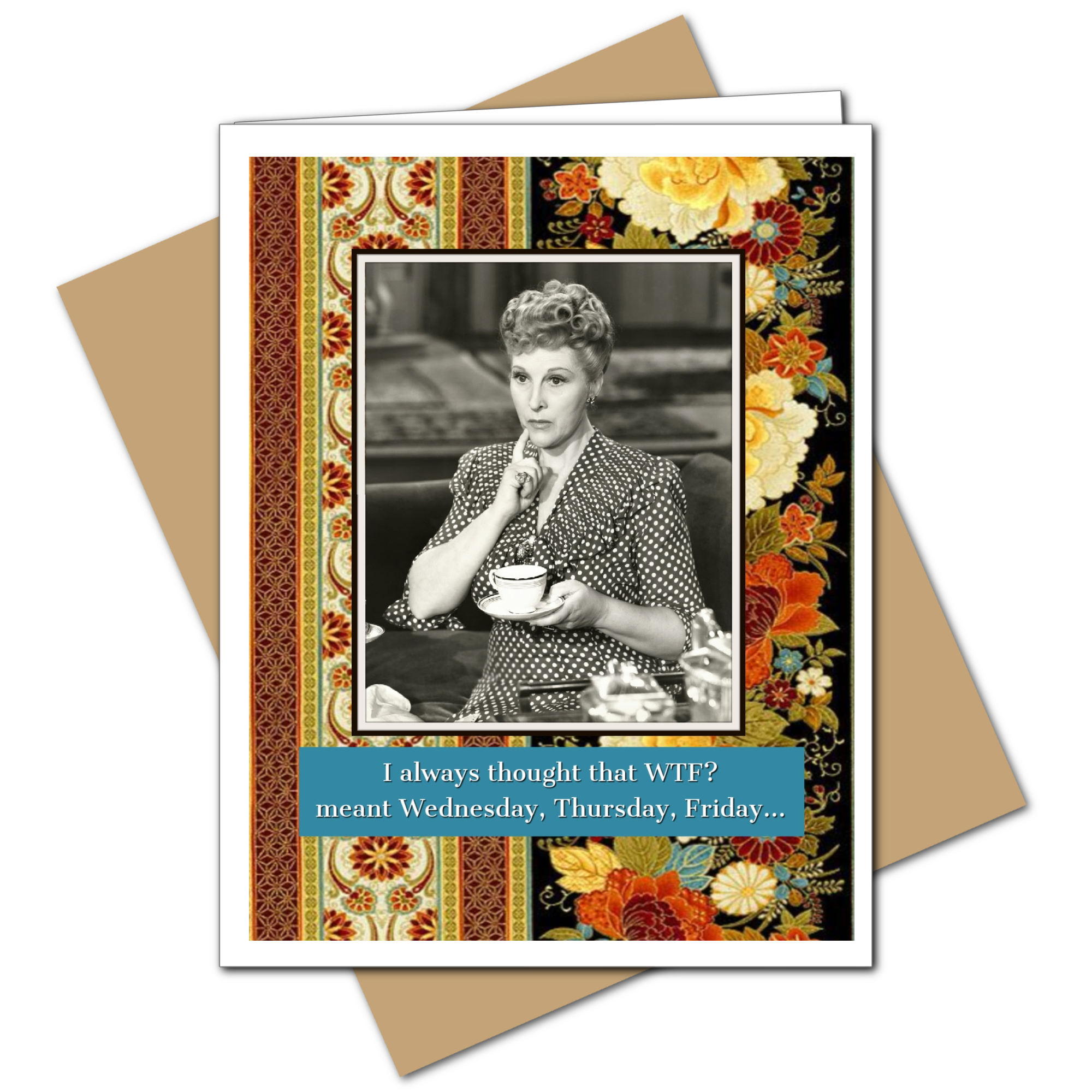 Ümlaut Brooklyn - Wholesale Everyday Greeting Card - WTF? - Everyday Card1