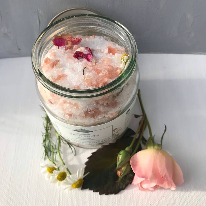 Sugarloaf Botanics - Wholesale Bath Salts - Rose and chamomile bath salts