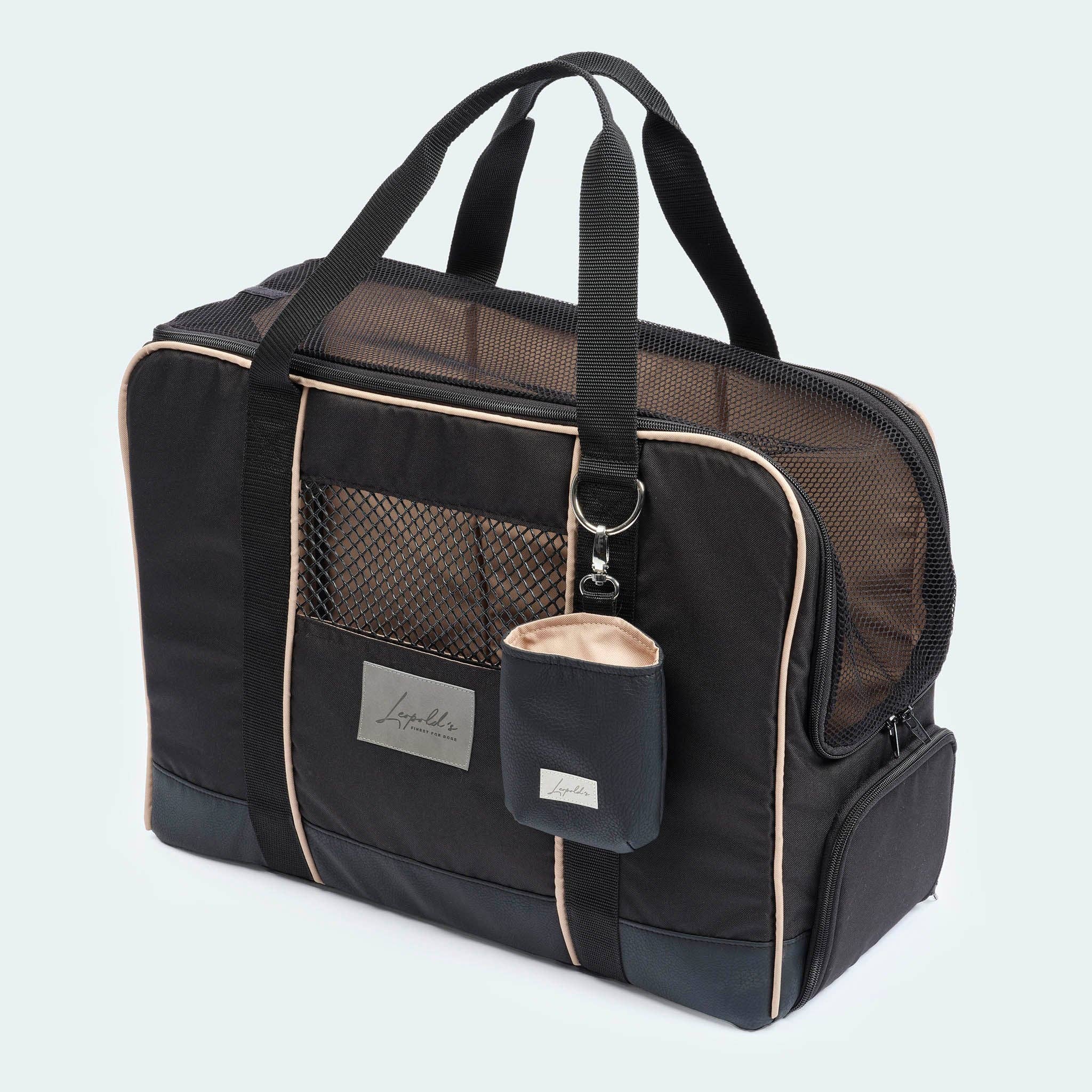 ​​Leopold's Finest for dogs - Vente Caisse de transport – chien - Sac de voyage pour teckels et petits chiens avec matelas orthopédique1