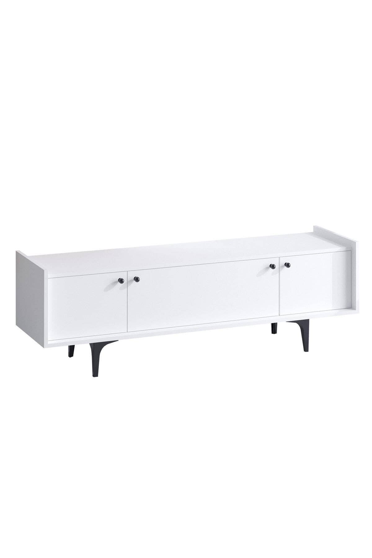 Multi Colored Decormet Atlas TV Stand Dec0043 White for wholesale on Faire3