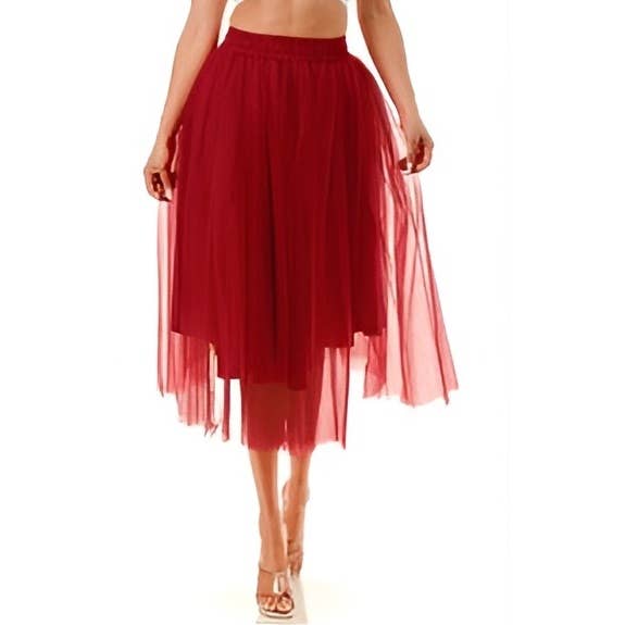 Black Pearl Clothing - Venta al por mayor Camisa - Mujer - FALDA DE TUL CON VUELO TALLA GRANDE4