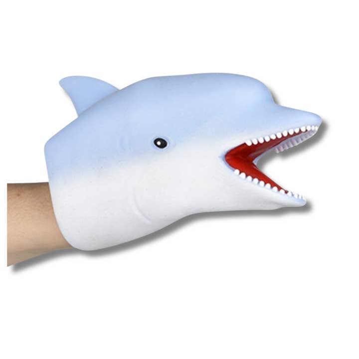 Pagdee Kids Juniors - Wholesale Puppet - Kids & Baby - Holiday Décor Dolphin Stretchy Hand Puppet Kids Toys1