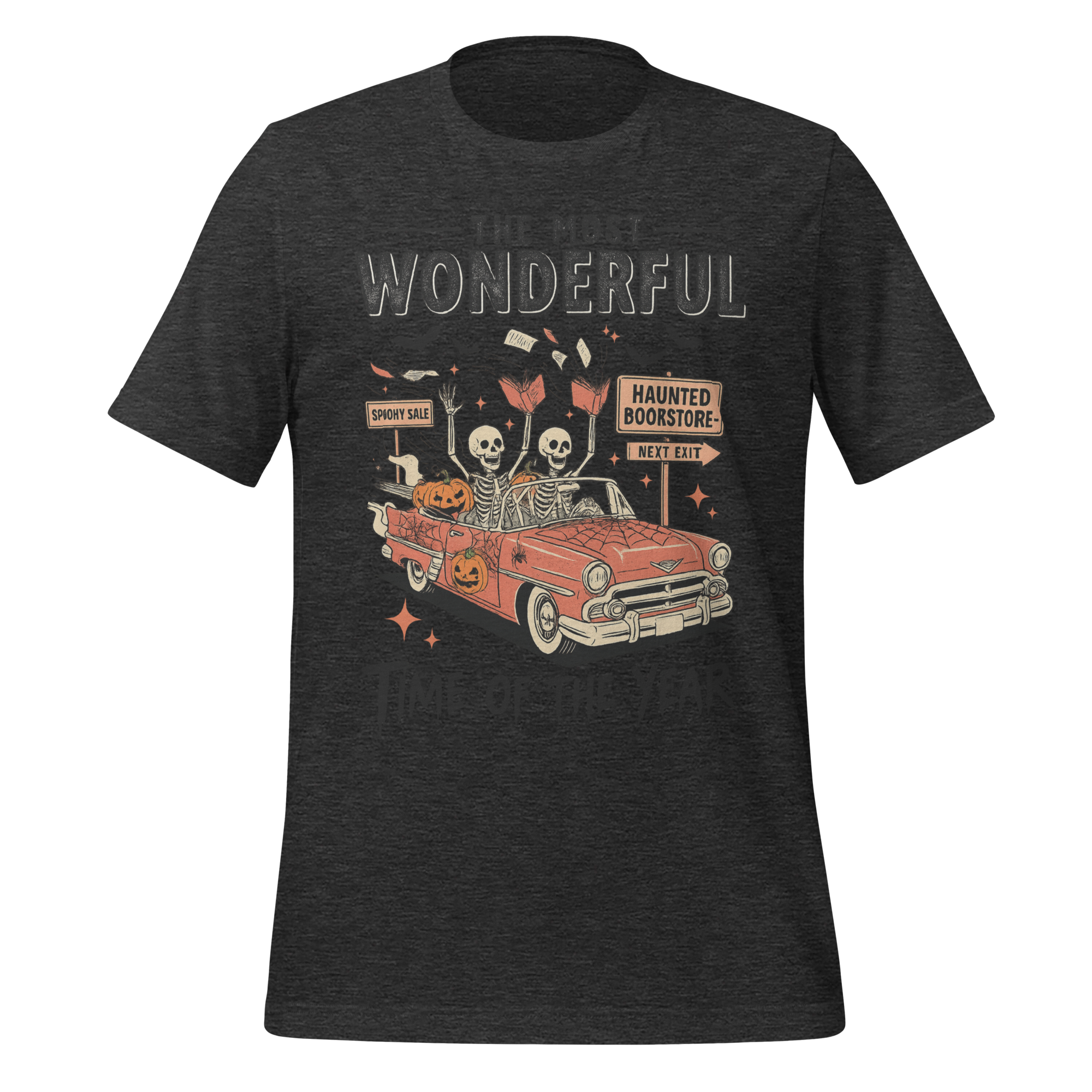 MagicMerchEmporium - Wholesale Tunic - Women's - Bookish Haunted Bookstore Tee0