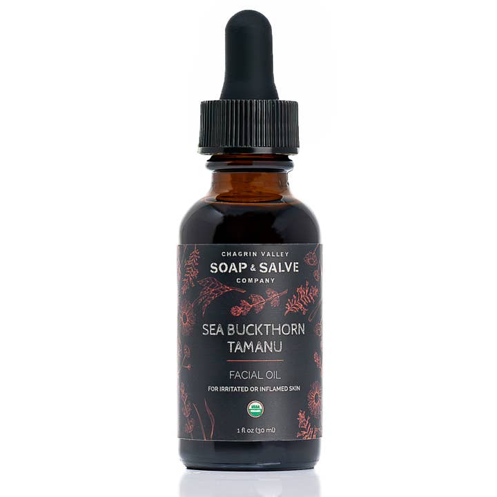Gesichtsöl: Sanddorn Tamanu für den Großhandel von Chagrin Valley Soap